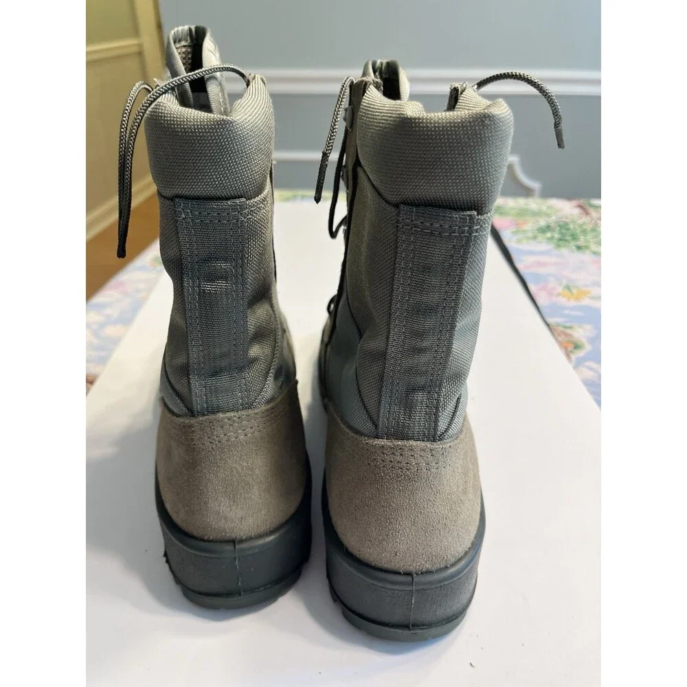 Thorogood Air Force Hot Weather Steel Toe Boots Sage Green Sz 7 1/2R